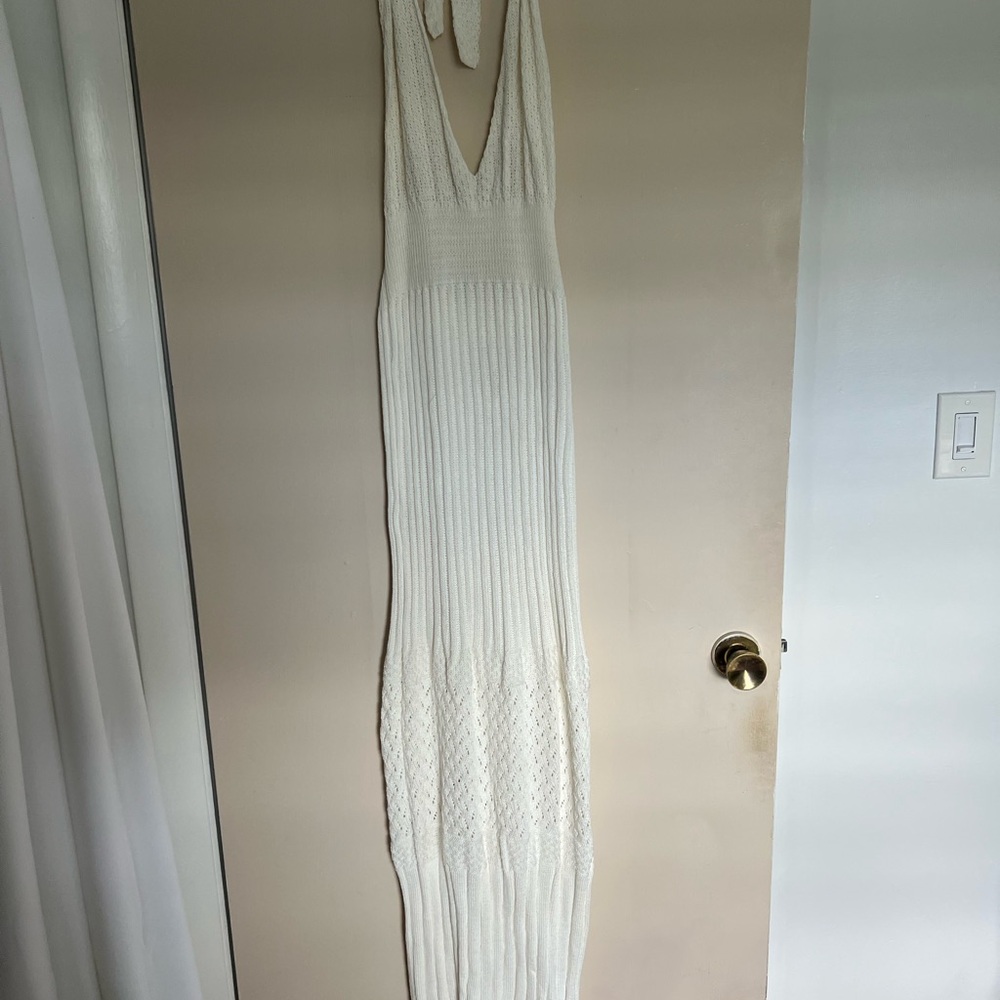 SHEIN White Knit Dress